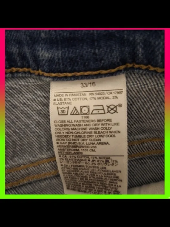 Banana Republic Blue Wide-Leg Denim Jeans NWT - Picture 5 of 9